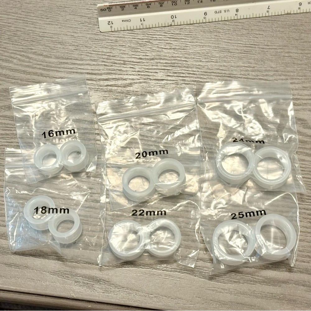 Assorted glow in the dark gauges